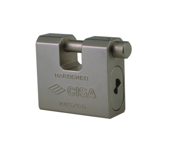 Cisa 28550/84 Hardened Steel 84Mm Container Block Lock