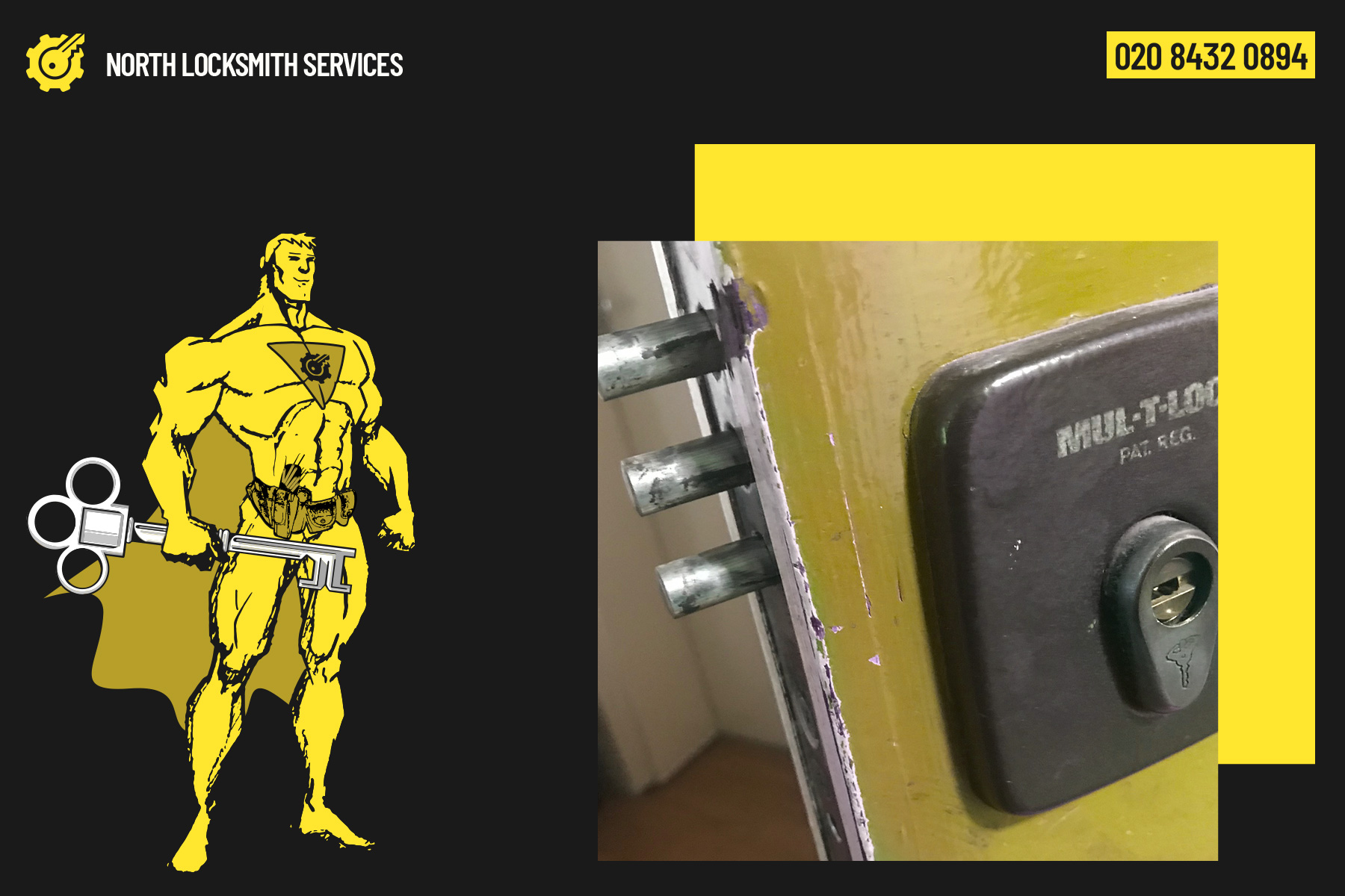 Emergency Locksmiths 24/7 in Goldrs Green, London