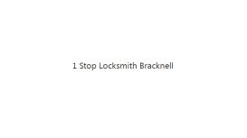 1 Stop Locksmith Bracknell